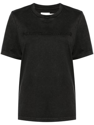 Feng Chen Wang logo-embroidered cotton T-shirt - Black