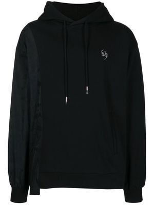Feng Chen Wang logo-embroidered hoodie - Black