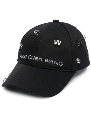 Feng Chen Wang logo-lettering baseball cap - Black