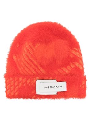 Feng Chen Wang patterned-jacquard textured beanie