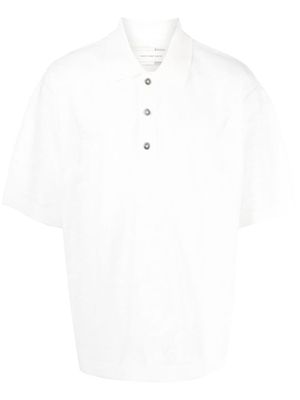 Feng Chen Wang Phoenix short-sleeve polo shirt - White