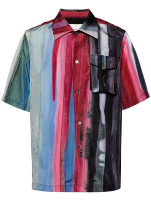 Feng Chen Wang striped cotton shirt - Multicolour