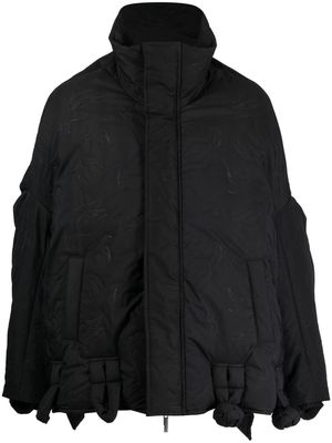 Feng Chen Wang Upside-Down puffer jacket - Black