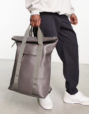 Fenton flap over backpack in slate gray
