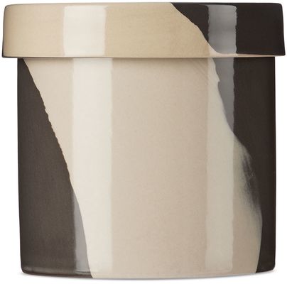 ferm LIVING Beige & Brown Large Inlay Container