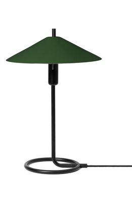 ferm LIVING Filo Table Lamp in Black/Dark Olive