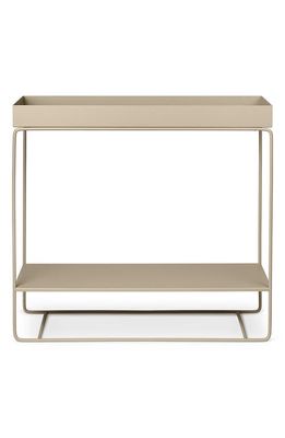 ferm LIVING Two Tier Coated Iron Plant Box in Cashmere