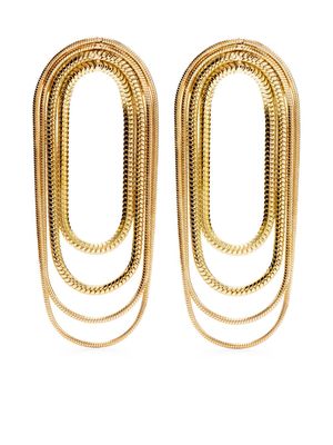 Fernando Jorge 18k yellow gold Multi Chain earrings