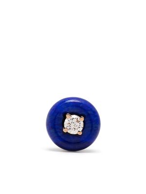 Fernando Jorge 18kt rose gold Orbit Small diamond and lapis lazuli studs