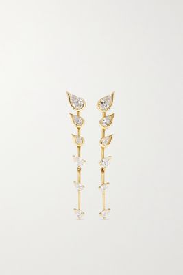 Fernando Jorge - Flicker 18-karat Gold Diamond Earrings - one size