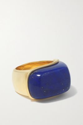 Fernando Jorge - Oblong 18-karat Gold Lapis Lazuli Ring - Blue
