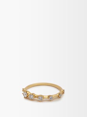 Fernando Jorge - Sequence Small Diamond & 18kt Gold Ring - Womens - Gold