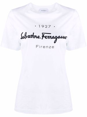 Ferragamo 1927 logo-print T-shirt - White