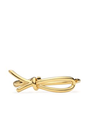 Ferragamo asymmetric bow bracelet - Gold