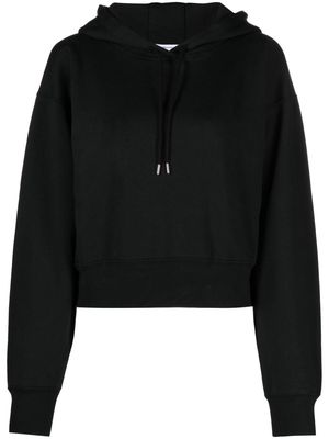 Ferragamo bold-stripe cotton hoodie - Black