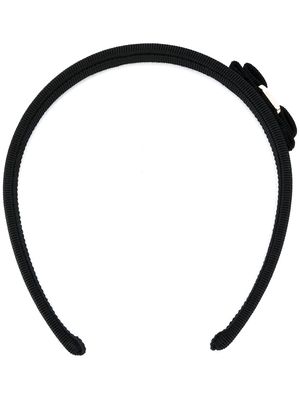 Ferragamo bow embellished hair band - Black