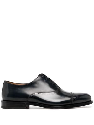 Ferragamo brushed leather Oxford shoes - Black