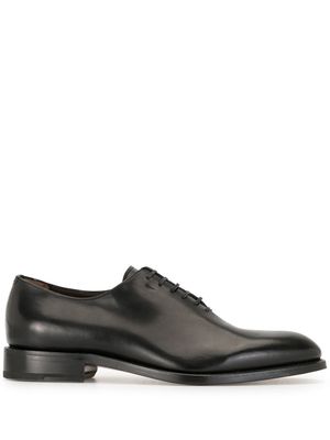 Ferragamo calf leather Oxford shoes - Black