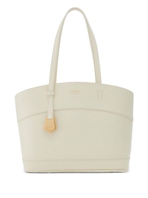 Ferragamo Charming leathert tote bag - White