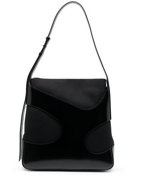 Ferragamo cut-out leather tote bag - Black