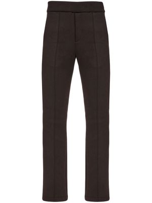 Ferragamo elasticated-waist slim-cut trousers - Brown