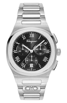 FERRAGAMO Elliptical Chronograph Bracelet Watch