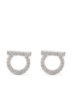 Ferragamo embellished Gancini earrings - Silver