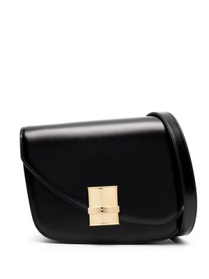 Ferragamo Fiamma leather crossbody bag - Black