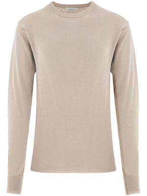 Ferragamo fine-knit cotton jumper - Neutrals