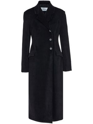 Ferragamo Flock velvet coat - Black