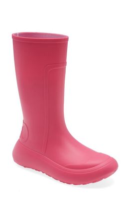 FERRAGAMO Gancini Logo Rain Boot in Hot Pink