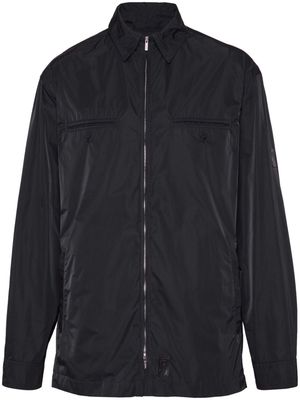 Ferragamo Gancini-plaque hooded jacket - Black