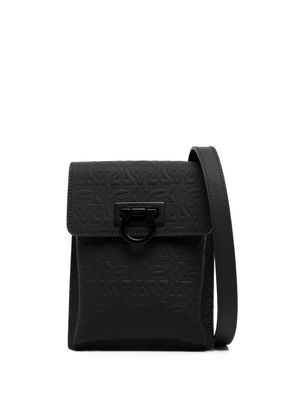 Ferragamo Gancini smartphone case bag - Black