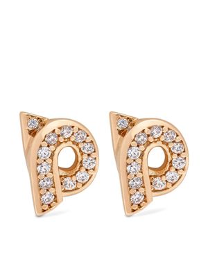 Ferragamo Giancini rhinestone-embellished stud earrings - Gold