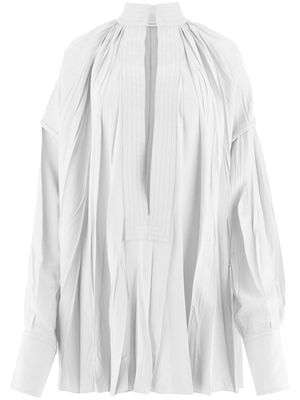 Ferragamo Kaftan silk-blend shirt - White