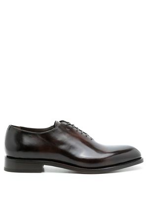 Ferragamo lace-up leather Derby shoes - Brown
