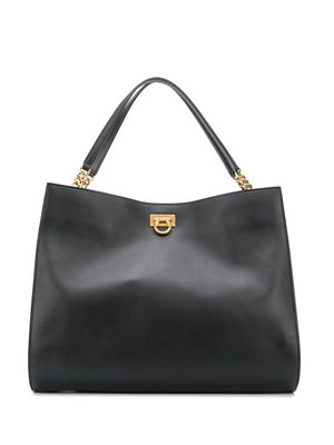 Ferragamo leather tote bag - Black