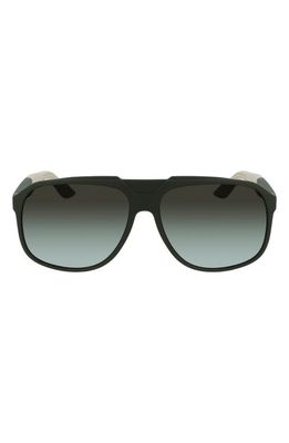 FERRAGAMO Lifestyle 61mm Aviator Sunglasses in Khaki