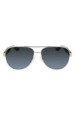 FERRAGAMO Lifestyle 61mm Aviator Sunglasses in Matte Gold