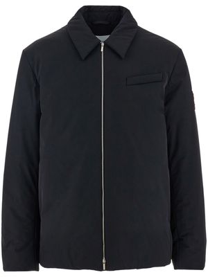 Ferragamo logo-appliqué padded shirt jacket - Black