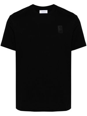 Ferragamo logo-patch cotton T-shirt - Black
