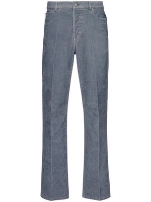 Ferragamo logo-patch straight-leg jeans - Grey