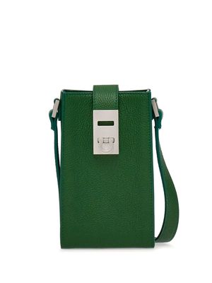 Ferragamo logo-print crossbody bag - Green