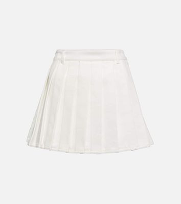 Ferragamo Low-rise cotton denim miniskirt
