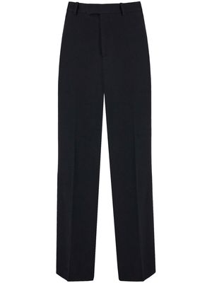 Ferragamo satin-insert tailored trousers - Black