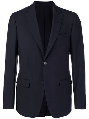 Ferragamo single-breasted wool suit jacket - Blue