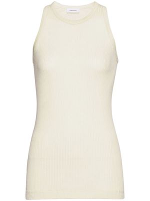 Ferragamo sleeveless jersey top - White