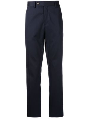 Ferragamo slim-cut tailored trousers - Blue