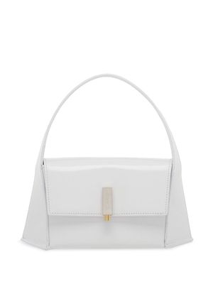 Ferragamo small Geometric leather shoulder bag - White