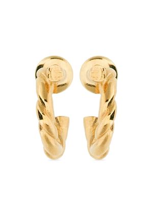 Ferragamo small-hoop design polished-finish earrings - Gold